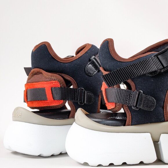 Chloe Multi-Colored Sonnie Sport Sneaker Sandals - Picture 8 of 10